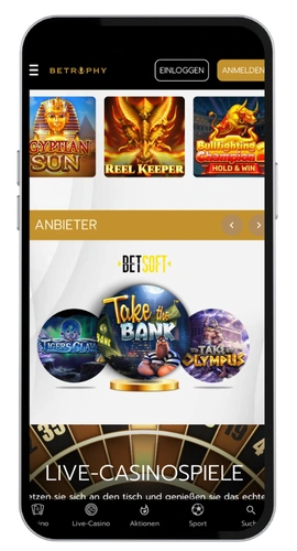 Betrophy casino app